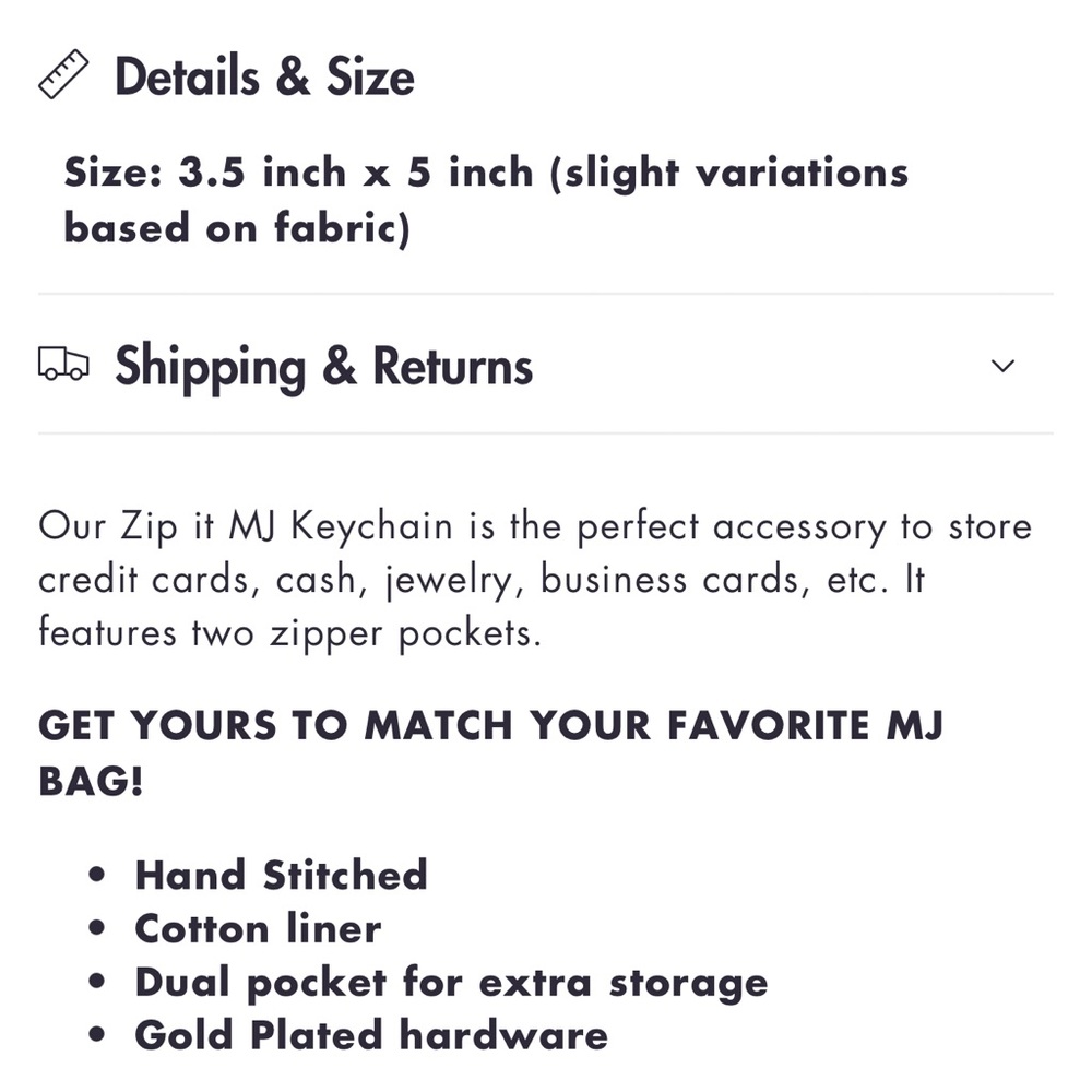 Makeup Junkie Zip It Key Chain Wallet - Picture 4 of 4